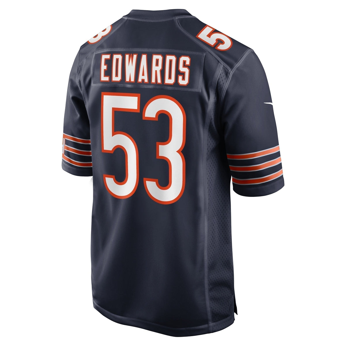TJ Edwards Chicago Bears Nike Game   Jersey - Navy