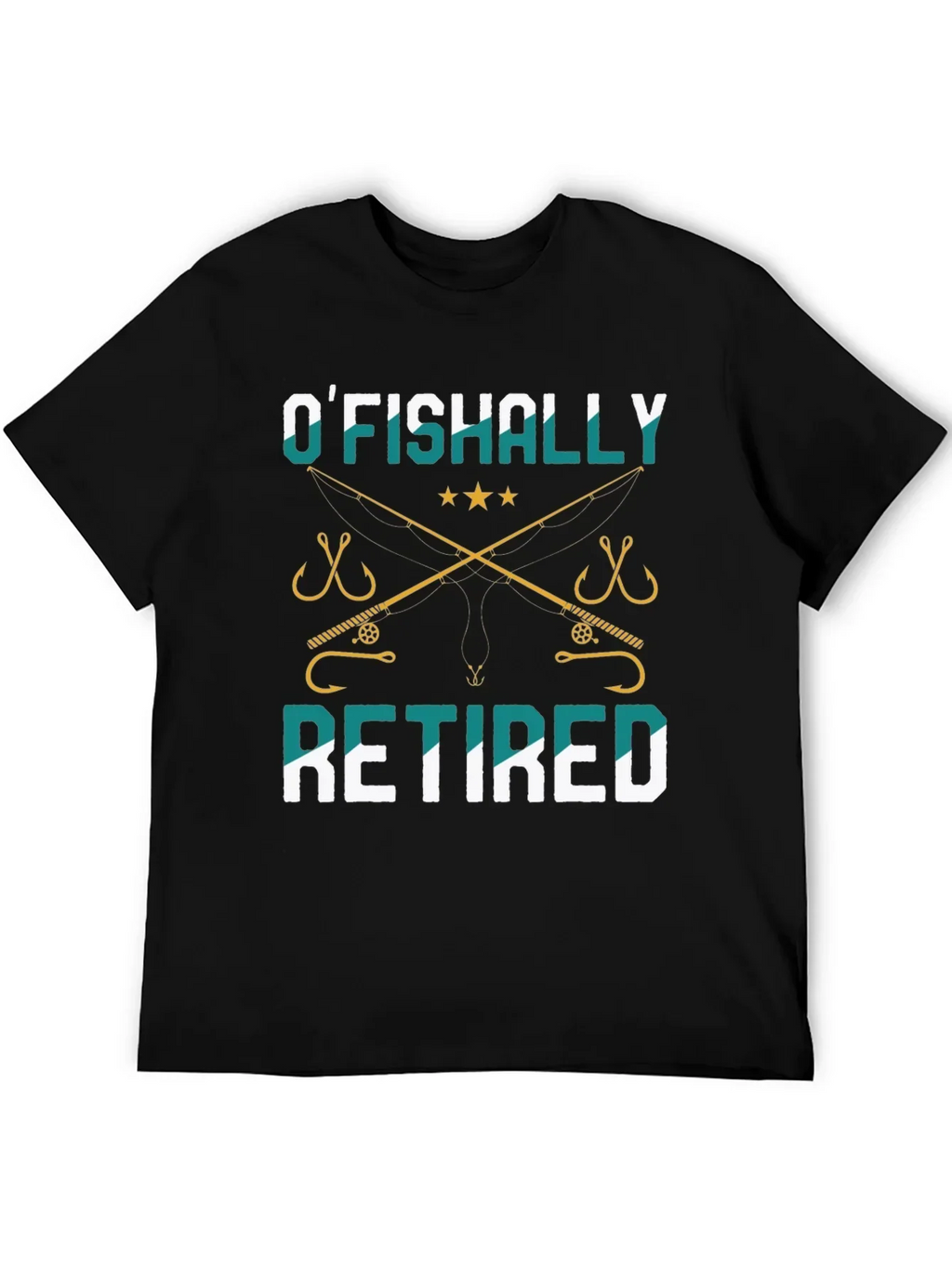 OFishally Retired Fishing T-Shirt