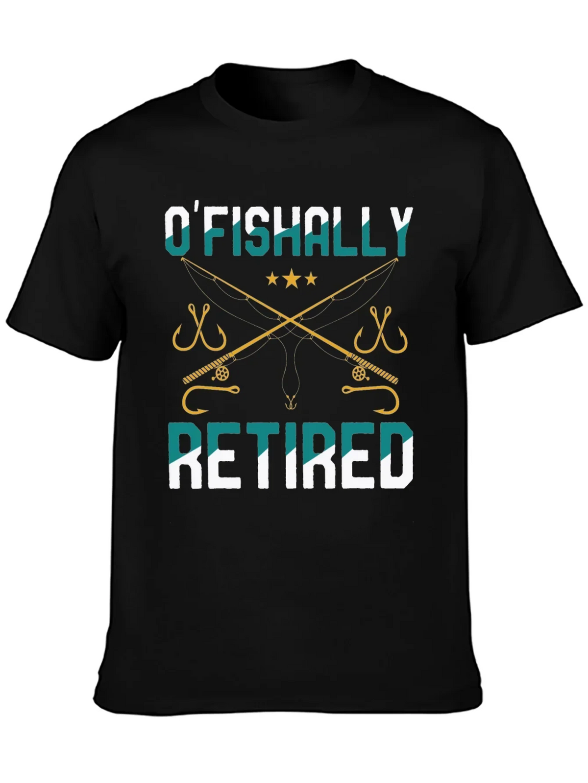 OFishally Retired Fishing T-Shirt