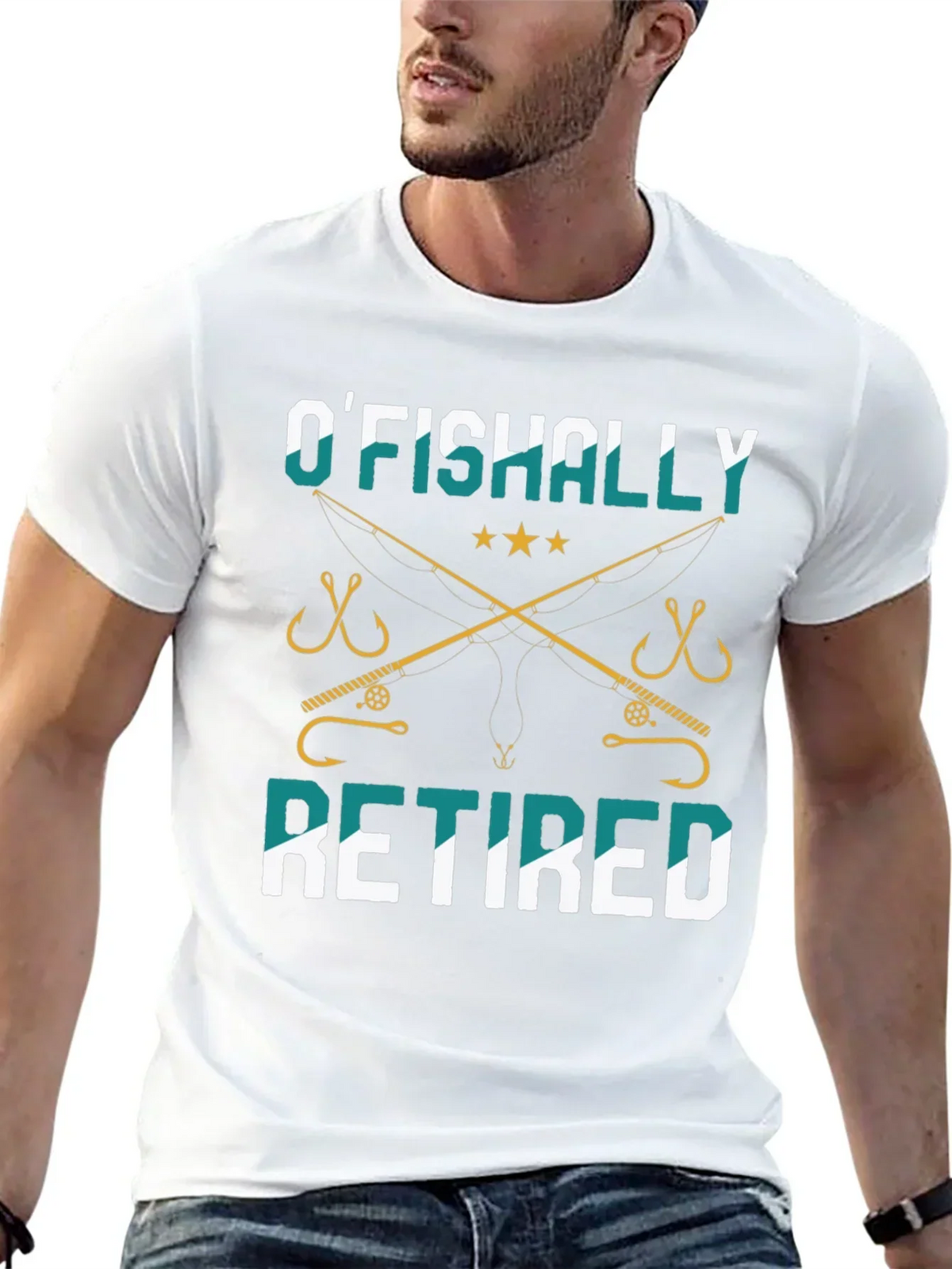 OFishally Retired Fishing T-Shirt