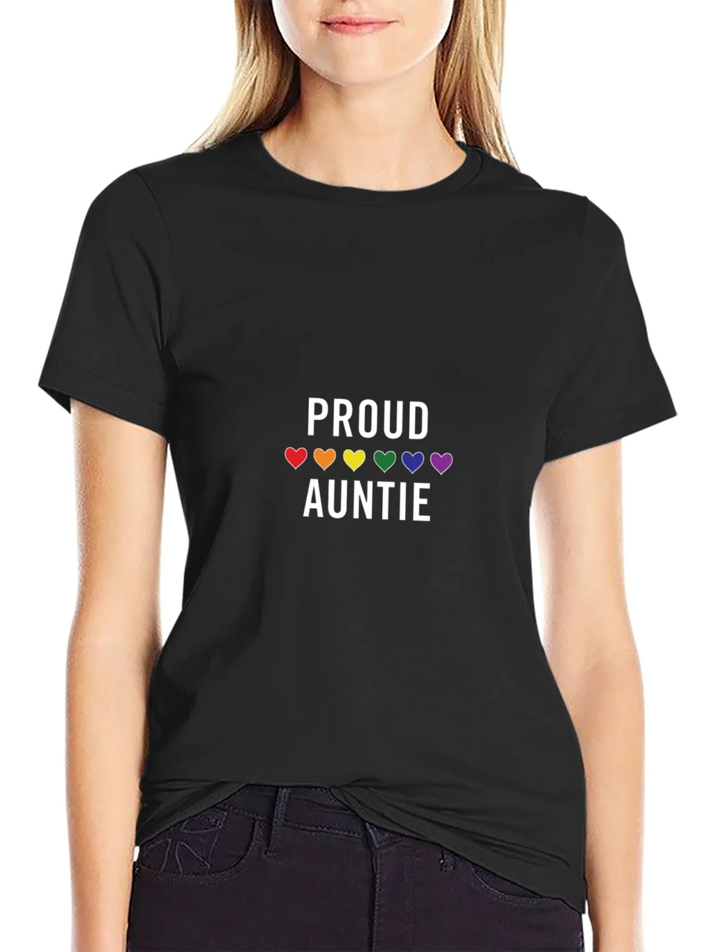Proud Auntie LGBTQ+ Pride T-Shirt