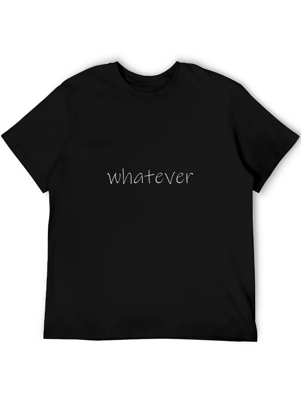 Whatever Graphic Black T-Shirt