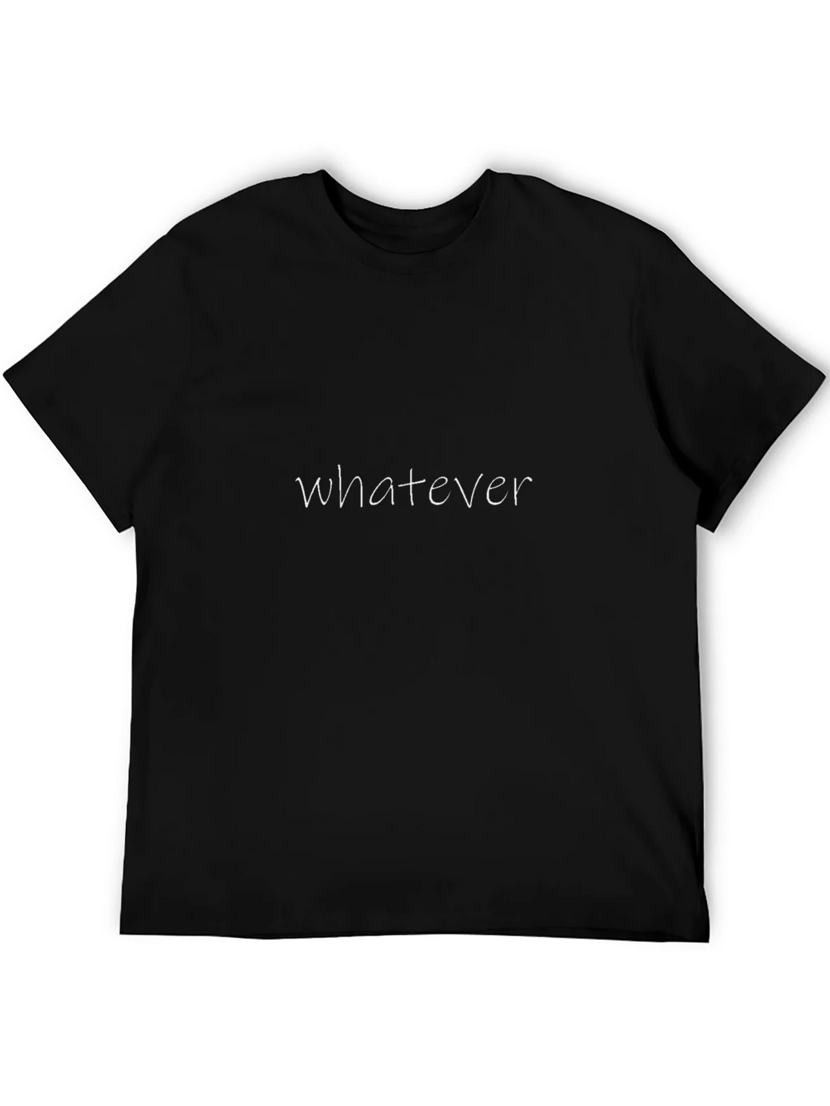 Whatever Graphic Black T-Shirt