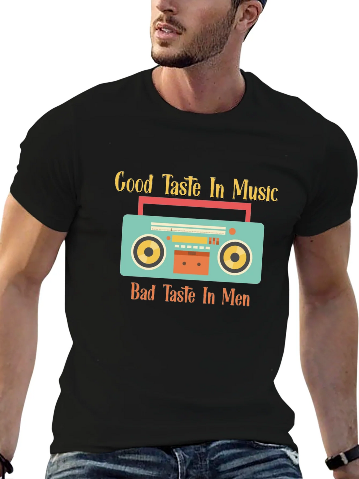 Good Taste Music Bad Taste Men Graphic Tee