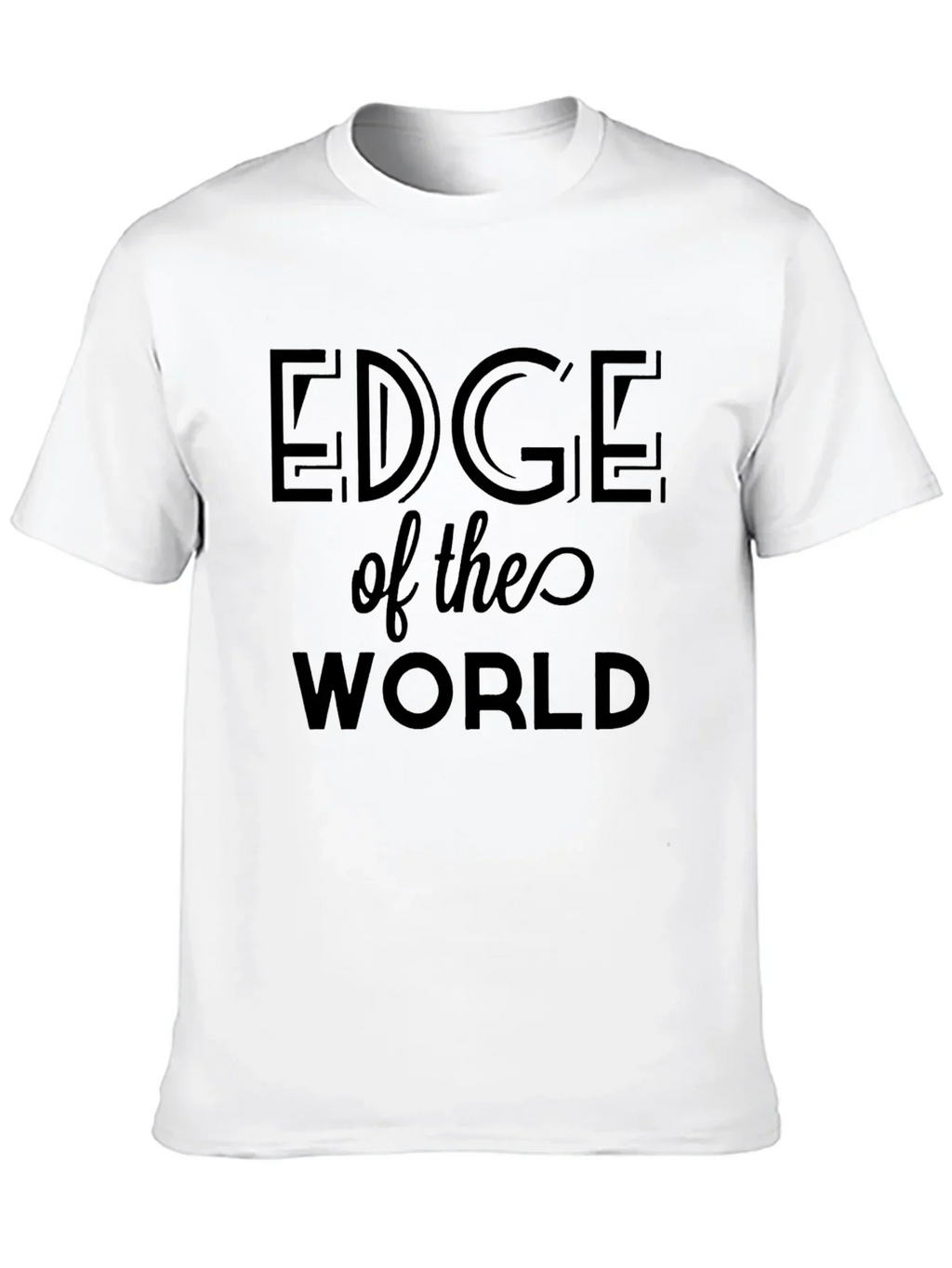 Edge of the World Black T-Shirt