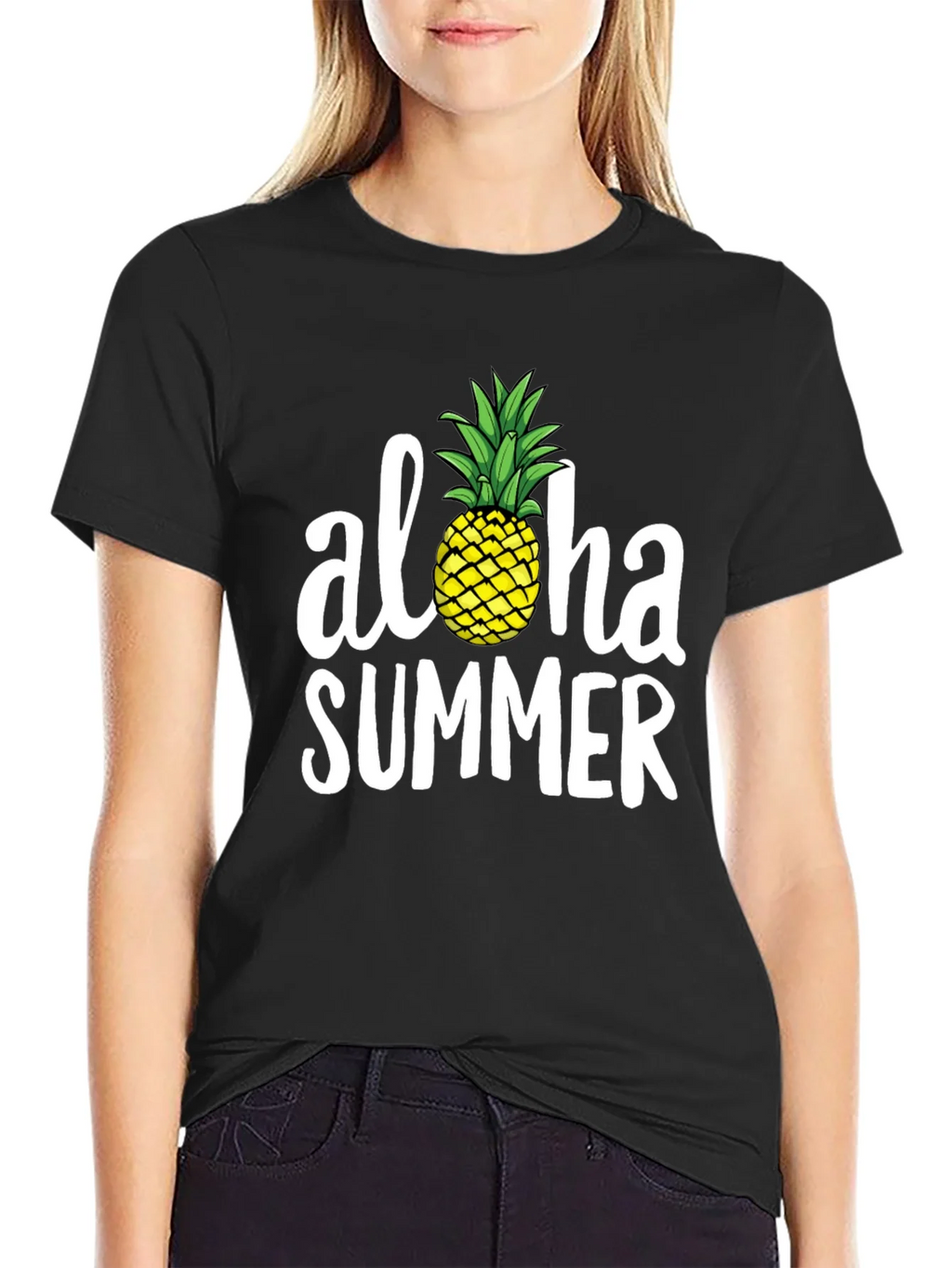 Aloha Summer Pineapple Graphic Tee